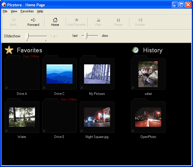 Picstore Screenshot